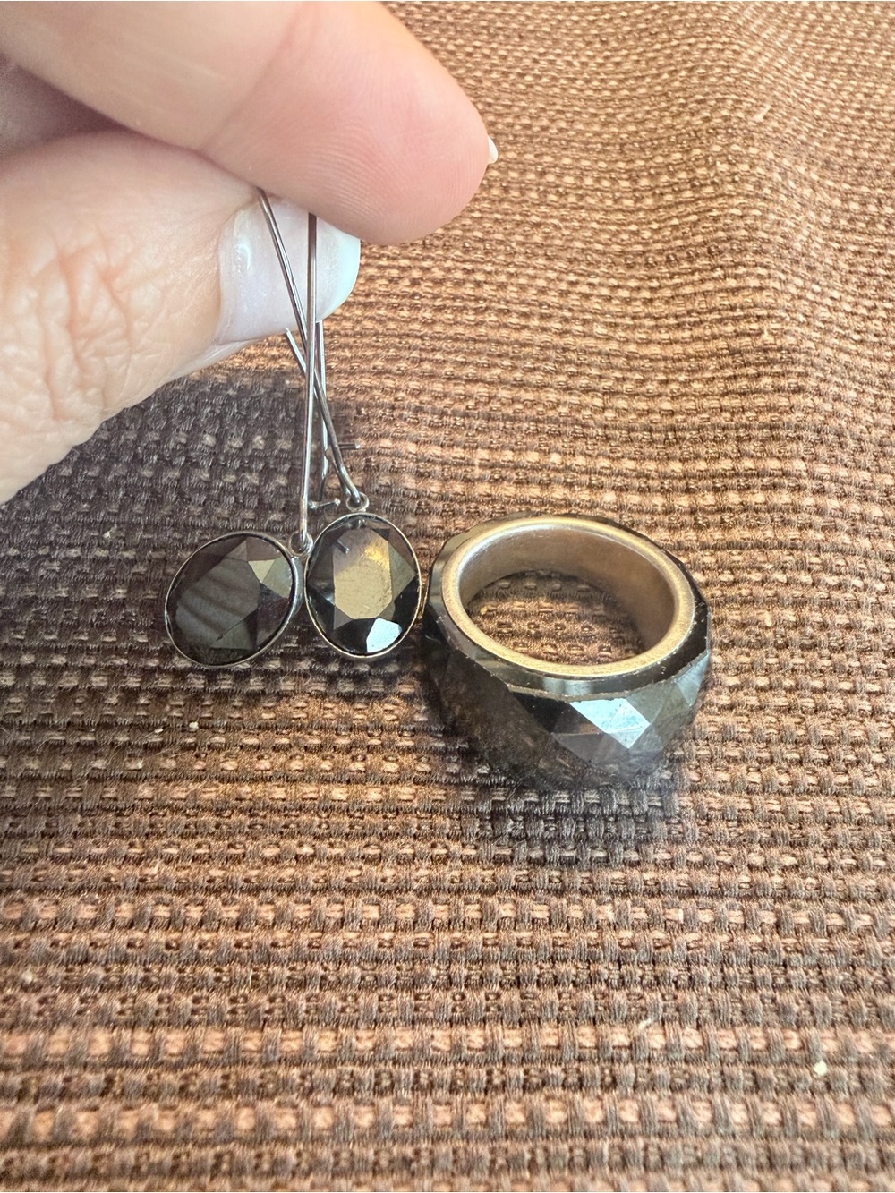 Swarovski Nirvana petite Ring and Drop Earrings Set